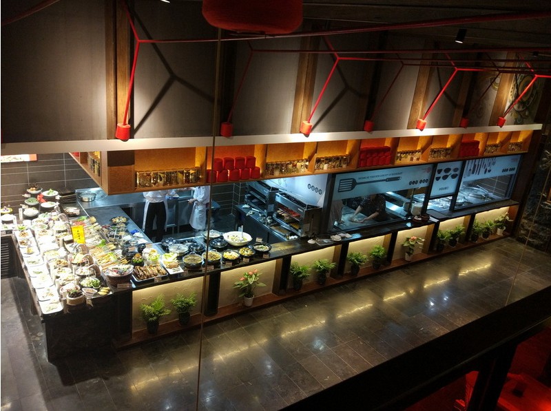 餐飲開(kāi)放式廚房如何設(shè)計(jì)？開(kāi)放式廚房效果圖